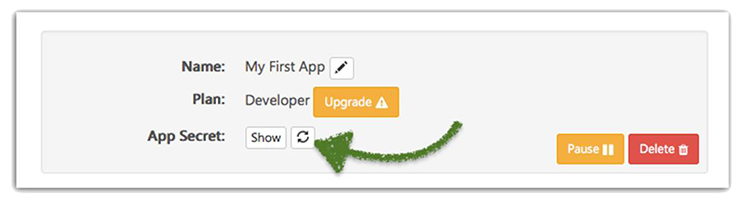 dashboard-refresh-appsecret